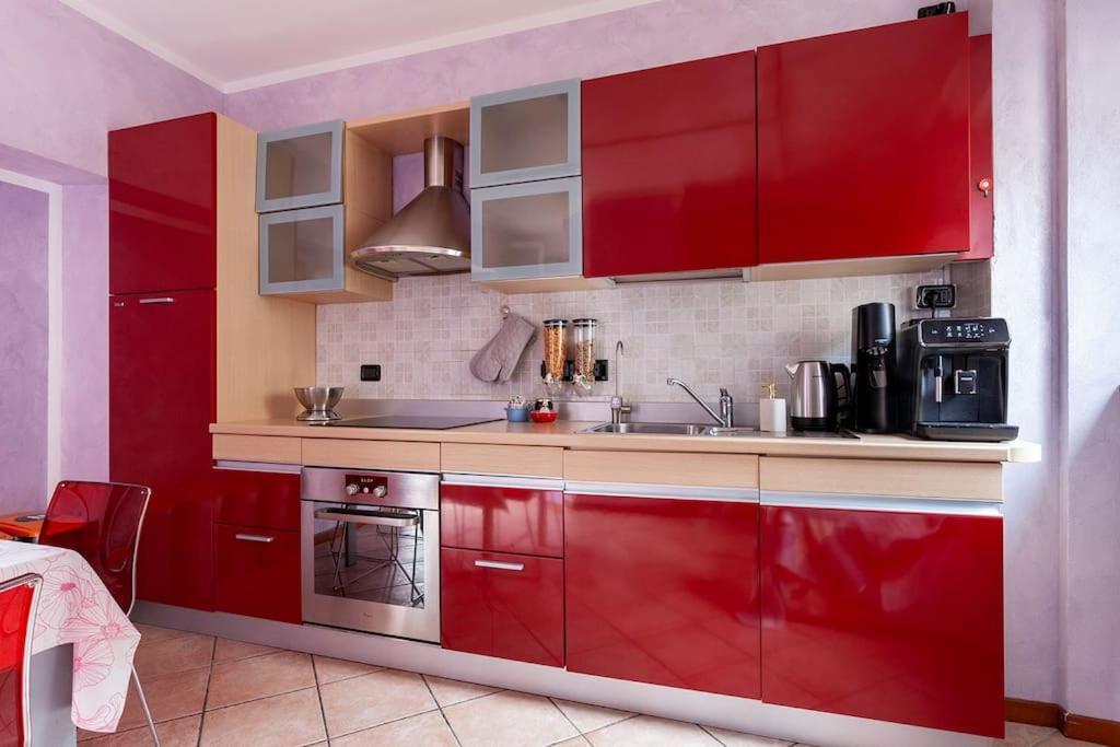 Alex Haus Daire Somma Lombardo Dış mekan fotoğraf